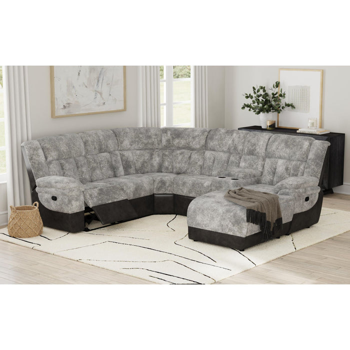 Santorini Console in Dillon/Shire Grey - Jack’s Furniture and More (Laredo, TX)