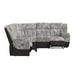 Santorini RHF Power Motion Recliner in Dillon/Shire Grey - Jack’s Furniture and More (Laredo, TX)