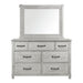 Scott Dresser & Mirror Set White Finish - Jack’s Furniture and More (Laredo, TX)