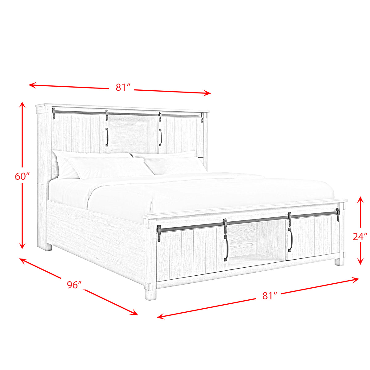 Scott Platform Storage Bedroom Set