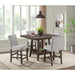 Seneca Counter Height Dining Set in Brown-Table and Four Chairs - Jack’s Furniture and More (Laredo, TX)