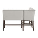 Seneca Counter 3PC Corner Bench with Grey Fabric in Brown - Jack’s Furniture and More (Laredo, TX)