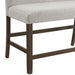 Seneca Counter 3PC Corner Bench with Grey Fabric in Brown - Jack’s Furniture and More (Laredo, TX)