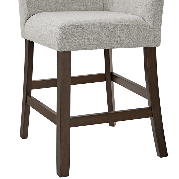 Seneca Counter Height Dining Set in Brown-Table and Four Chairs - Jack’s Furniture and More (Laredo, TX)