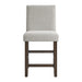 Seneca Counter Side Chair with Grey Fabric in Brown (2 Per Carton) - Jack’s Furniture and More (Laredo, TX)