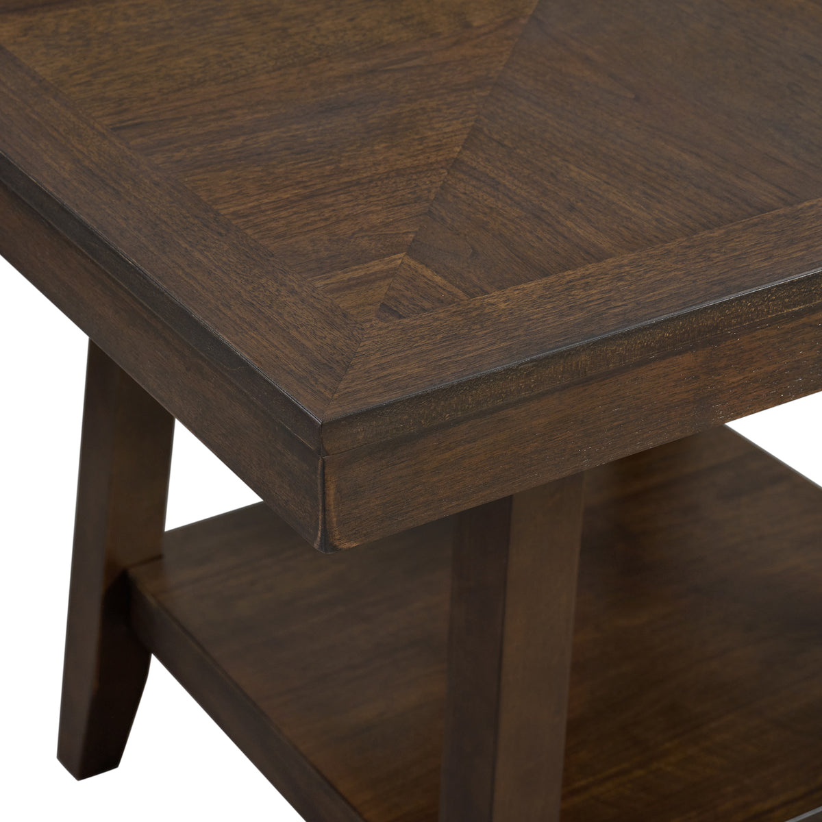 Seneca Square Counter Table with Lazy Susan in Brown - Jack’s Furniture and More (Laredo, TX)