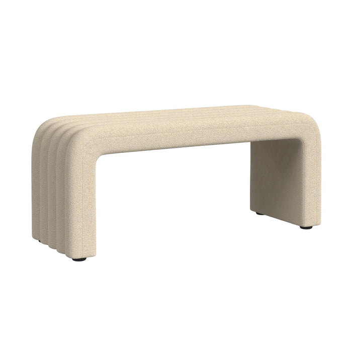 Seqouia Bench With 2 Stools in Ching Cream - Jack’s Furniture and More (Laredo, TX)