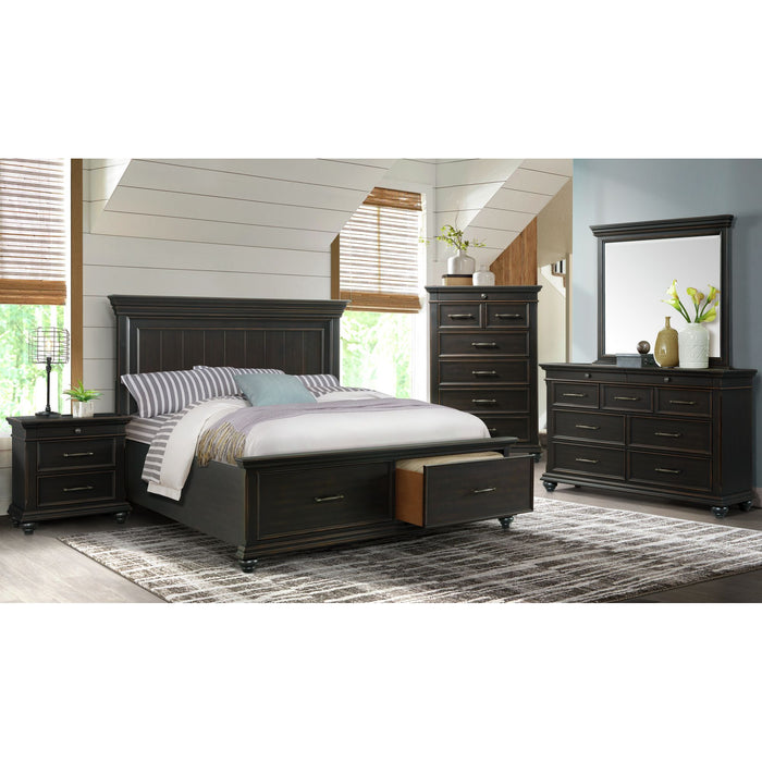 Slater Platform Storage Bedroom Set Black - Jack’s Furniture and More (Laredo, TX)