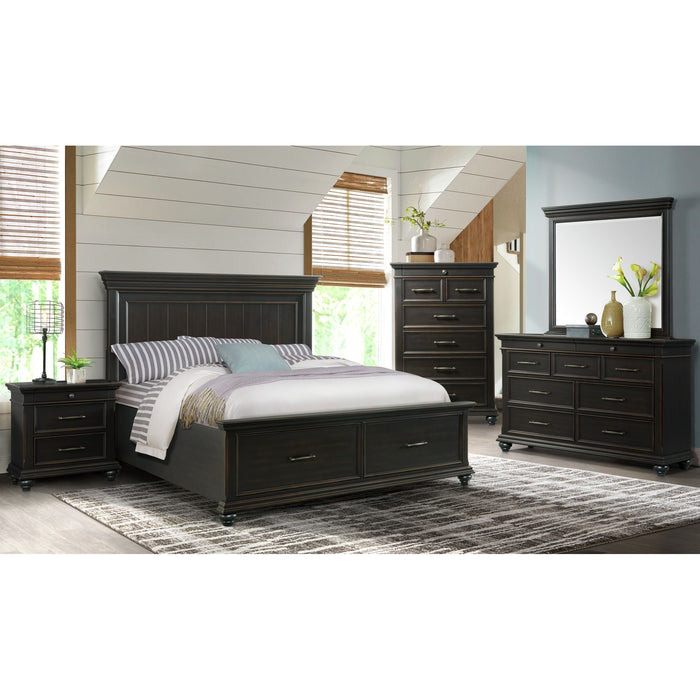 Slater Platform Storage Bedroom Set Black - Jack’s Furniture and More (Laredo, TX)