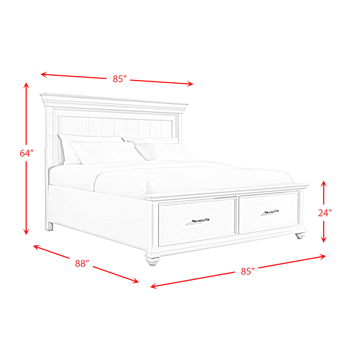 Slater Platform Storage Bedroom Set - Jack’s Furniture and More (Laredo, TX)