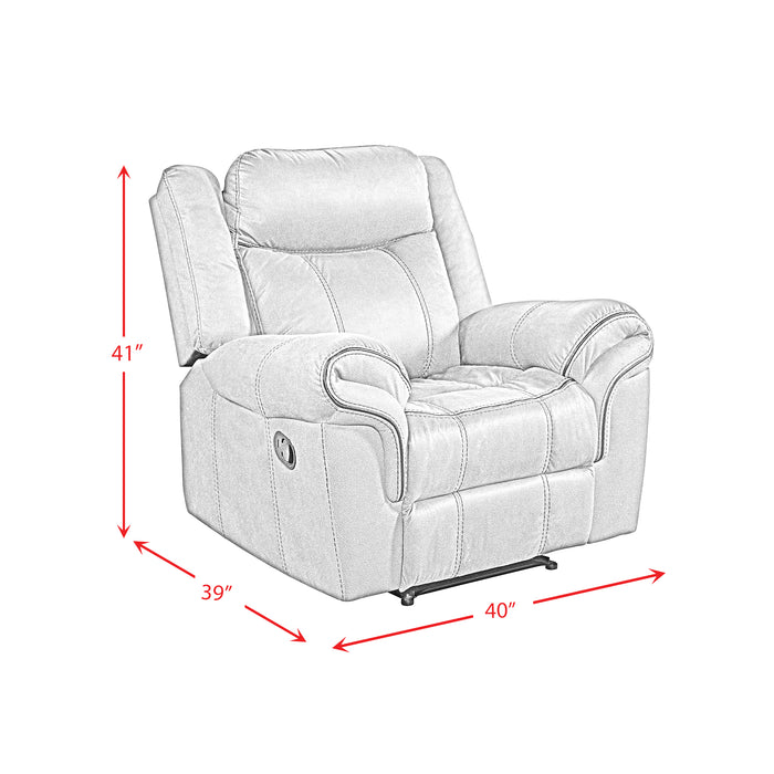 Sorrento Glider Recliner in FB367 Charcoal - Jack’s Furniture and More (Laredo, TX)