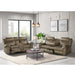 Sorrento 2PC Living Room Set in T101 Brown-Sofa & Loveseat - Jack’s Furniture and More (Laredo, TX)