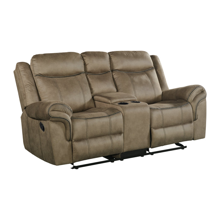 Sorrento 3PC Living Room Set in T101 Brown-Sofa, Loveseat & Recliner - Jack’s Furniture and More (Laredo, TX)