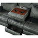 Sorrento Motion Sofa with Dropdown in FB367 Charcoal - Jack’s Furniture and More (Laredo, TX)