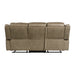Sorrento Motion Sofa with Dropdown in T101 Brown - Jack’s Furniture and More (Laredo, TX)