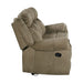 Sorrento Motion Sofa with Dropdown in T101 Brown - Jack’s Furniture and More (Laredo, TX)