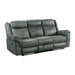 Sorrento 3PC Living Room Set in FB367 Charcoal-Sofa, Loveseat & Recliner - Jack’s Furniture and More (Laredo, TX)