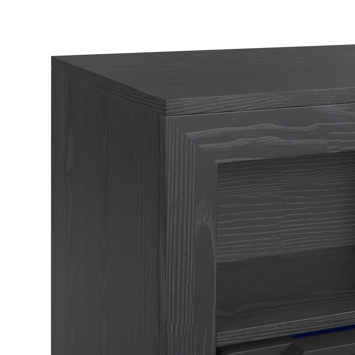 St. Cloud Fireplace with Sound System in Black - Jack’s Furniture and More (Laredo, TX)