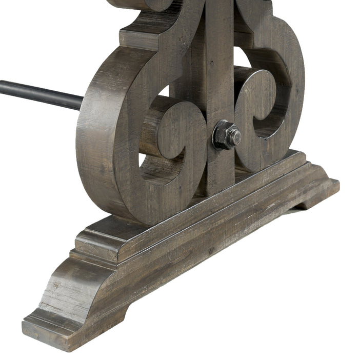 Stone Dining 6PC Set- Table, 4 Side Chairs, & Pew Bench - Jack’s Furniture and More (Laredo, TX)