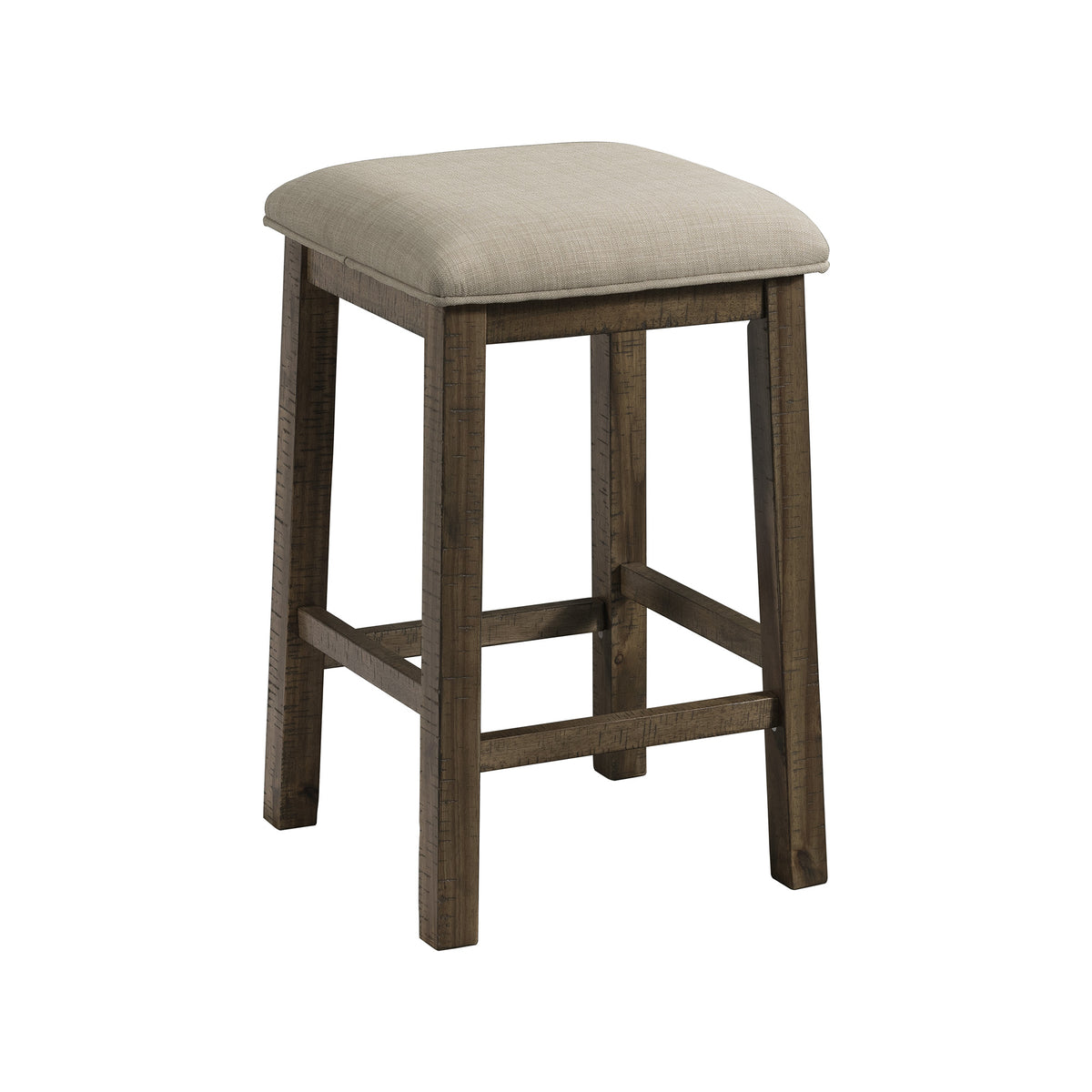Stone Occasional Bar Table Single Pack Gray Finish (Table + Three Stools)