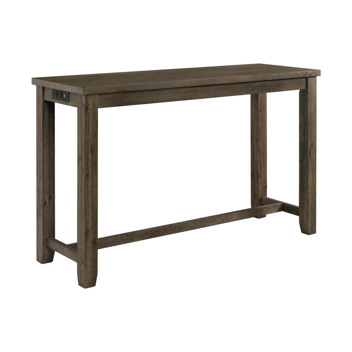 Stone Occasional Bar Table Single Pack Gray Finish (Table + Three Stools) - Jack’s Furniture and More (Laredo, TX)