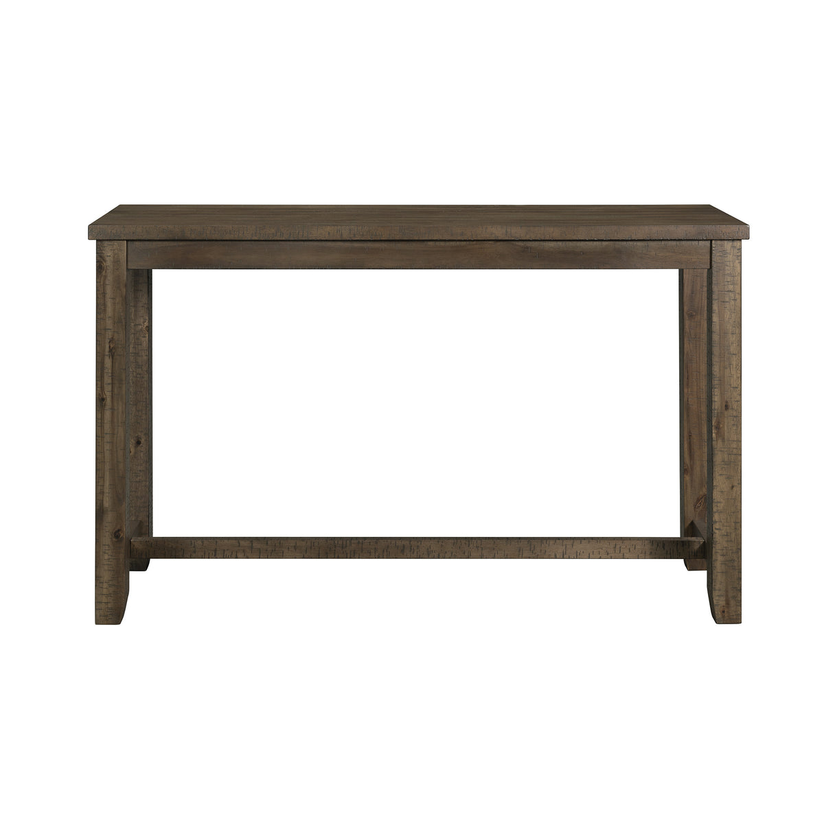 Stone Occasional Bar Table Single Pack Gray Finish (Table + Three Stools)