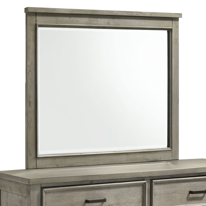 Sullivan Dresser & Mirror Set in Drift Grey