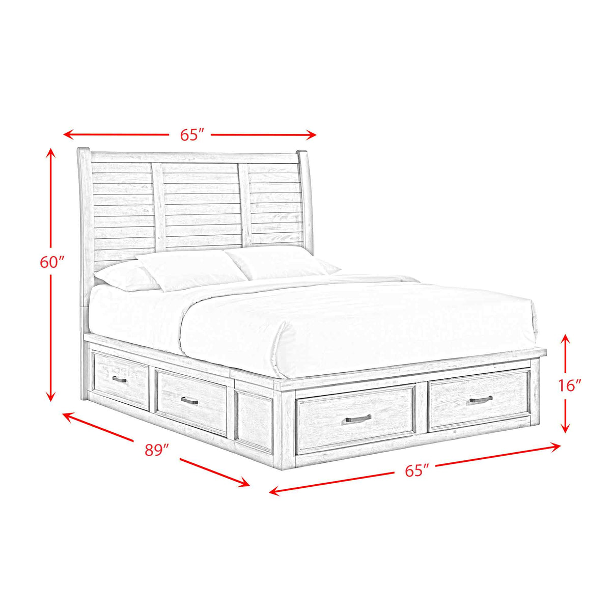 Sullivan Storage Bedroom Set - Jack’s Furniture and More (Laredo, TX)