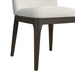 Sylvie Dining Side Chair with White Fabric in Dark Brown (2 Per Carton) - Jack’s Furniture and More (Laredo, TX)