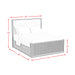 Sylvie UPH Bed with White Fabric - Jack’s Furniture and More (Laredo, TX)