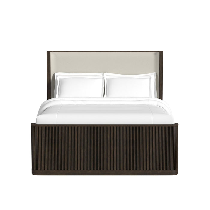 Sylvie UPH Bed with White Fabric - Jack’s Furniture and More (Laredo, TX)