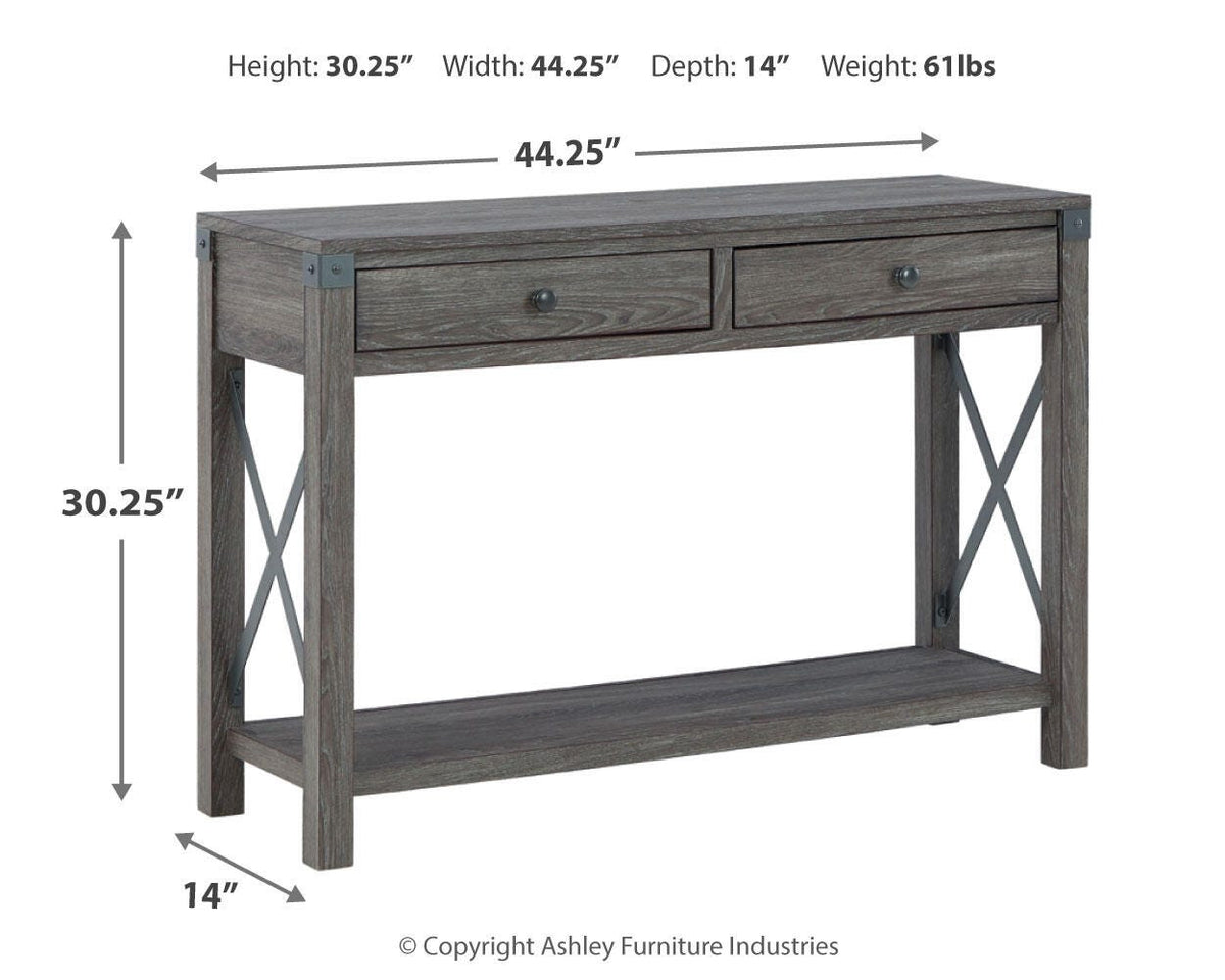 Freedan Sofa/Console Table - Jack’s Furniture and More (Laredo, TX)