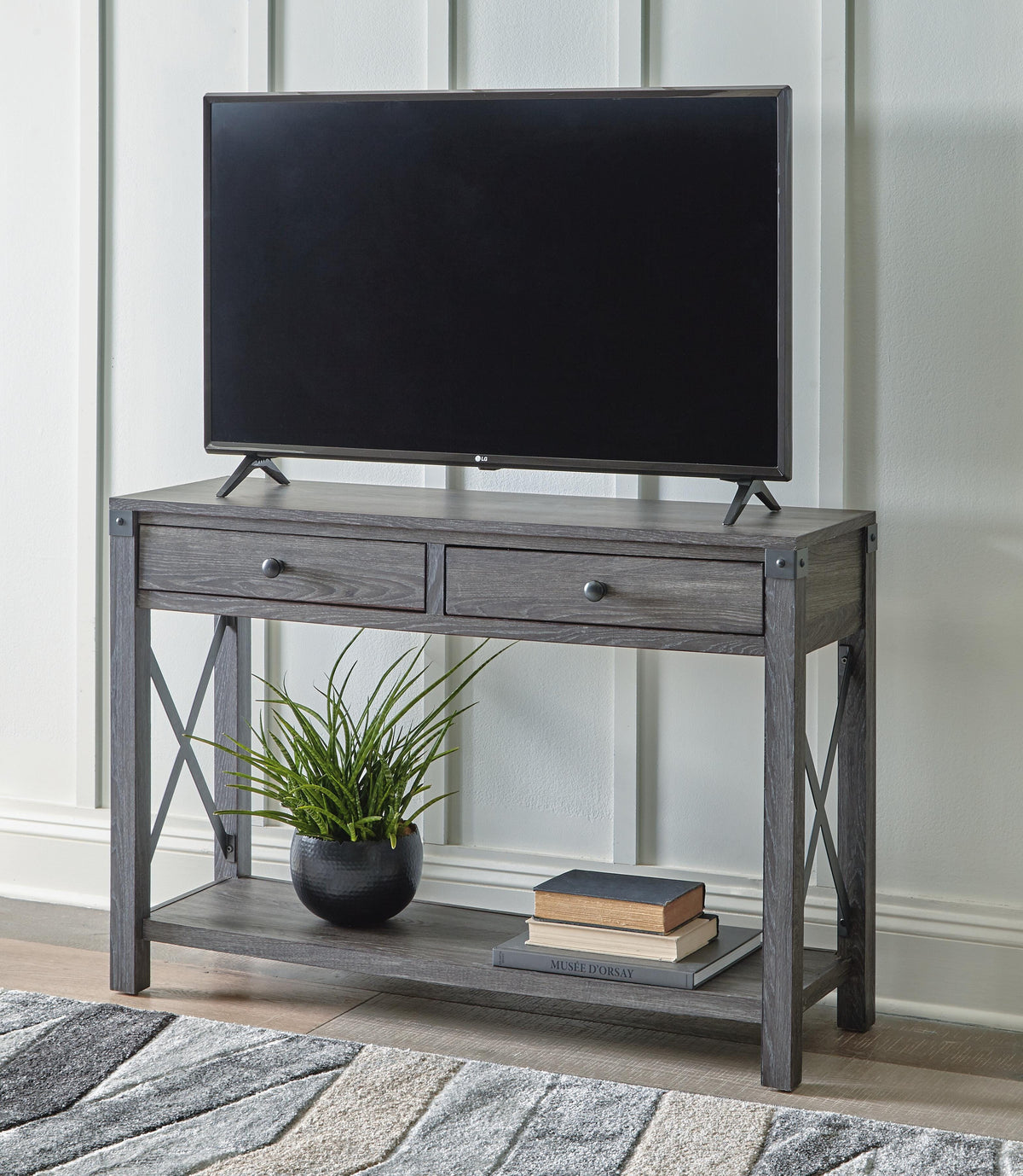 Freedan Sofa/Console Table - Jack’s Furniture and More (Laredo, TX)