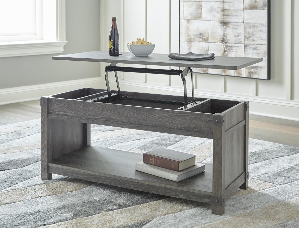 Freedan Lift-Top Coffee Table - Jack’s Furniture and More (Laredo, TX)