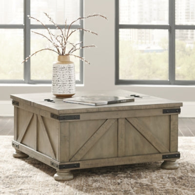 Aldwin Coffee Table With Storage - Jack’s Furniture and More (Laredo, TX)