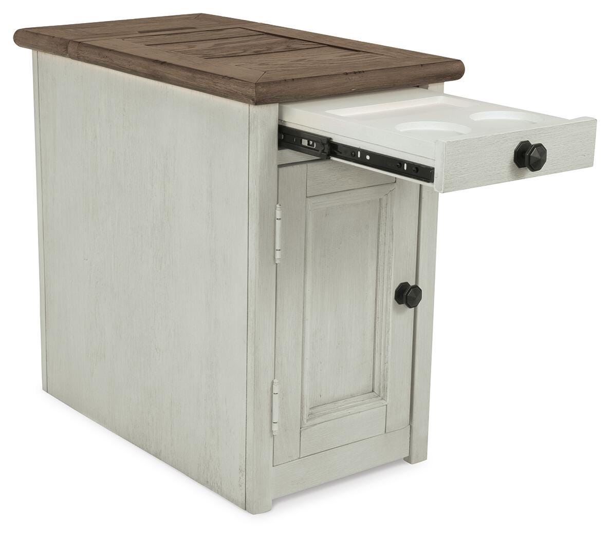 Bolanburg Chairside End Table with USB Ports & Outlets - Jack’s Furniture and More (Laredo, TX)