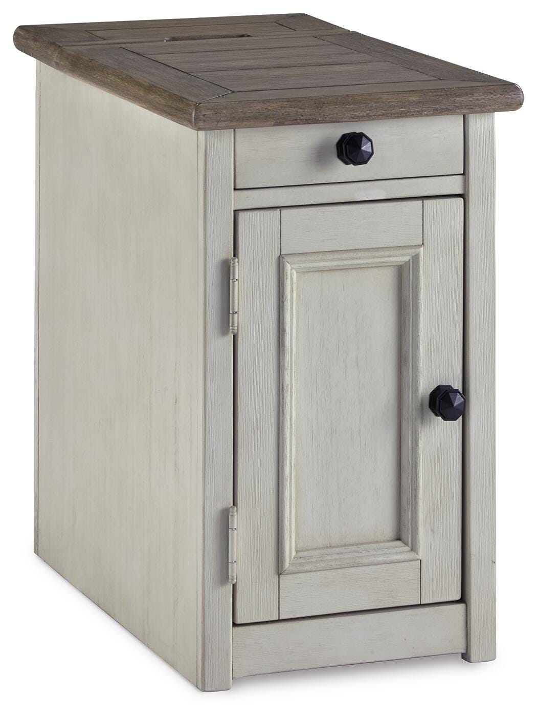 Bolanburg Chairside End Table with USB Ports & Outlets - Jack’s Furniture and More (Laredo, TX)