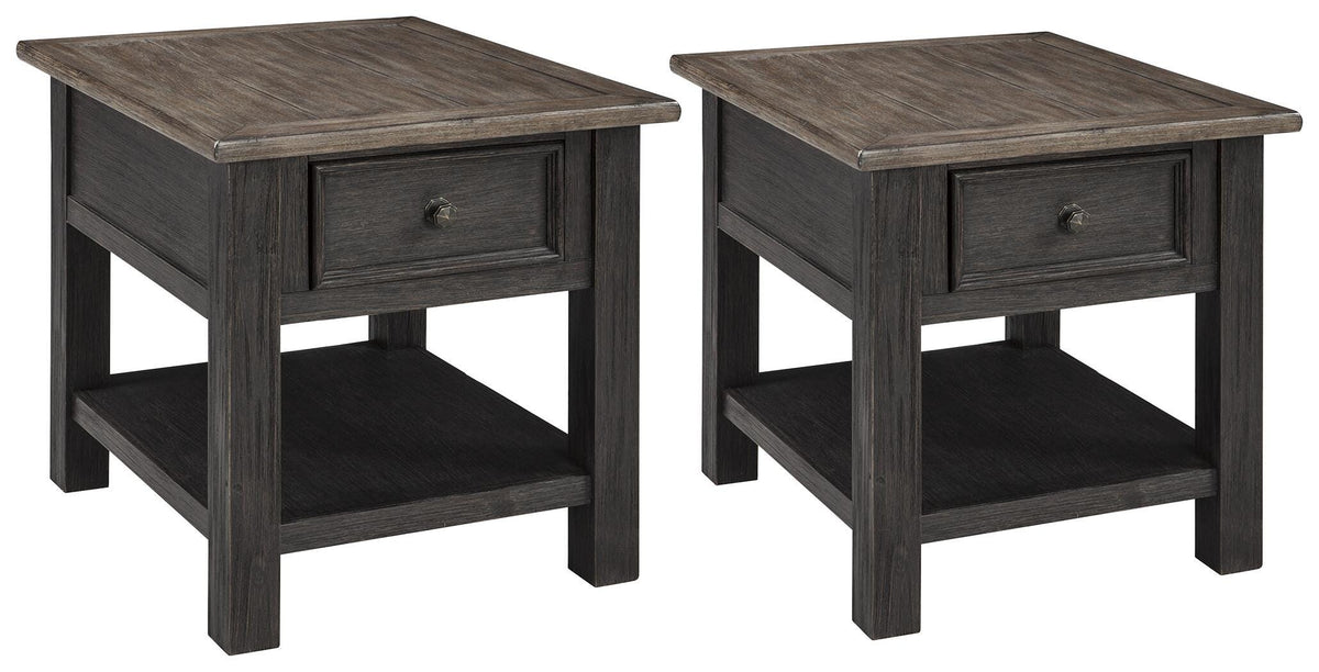Tyler Creek End Table Set - Jack’s Furniture and More (Laredo, TX)