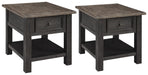 Tyler Creek End Table Set - Jack’s Furniture and More (Laredo, TX)