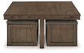 Boardernest Coffee Table with 4 Stools - Jack’s Furniture and More (Laredo, TX)