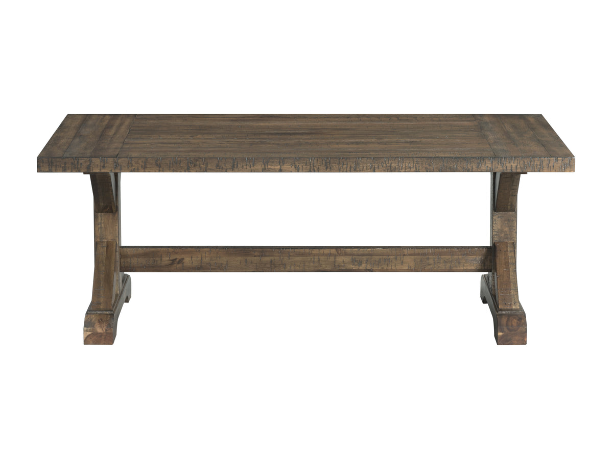Finn Trestle Base Coffee Table - Jack’s Furniture and More (Laredo, TX)