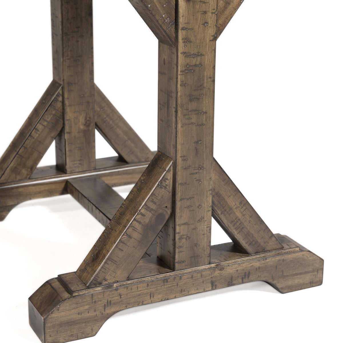 Finn 3PC Accent Trestle Table Set-Coffee Table & Two End Tables - Jack’s Furniture and More (Laredo, TX)