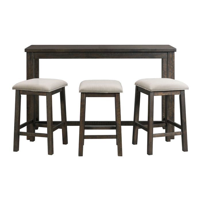 Stone Occasional Bar Table Single Pack (Table + Three Stools) 3A Packing - Jack’s Furniture and More (Laredo, TX)