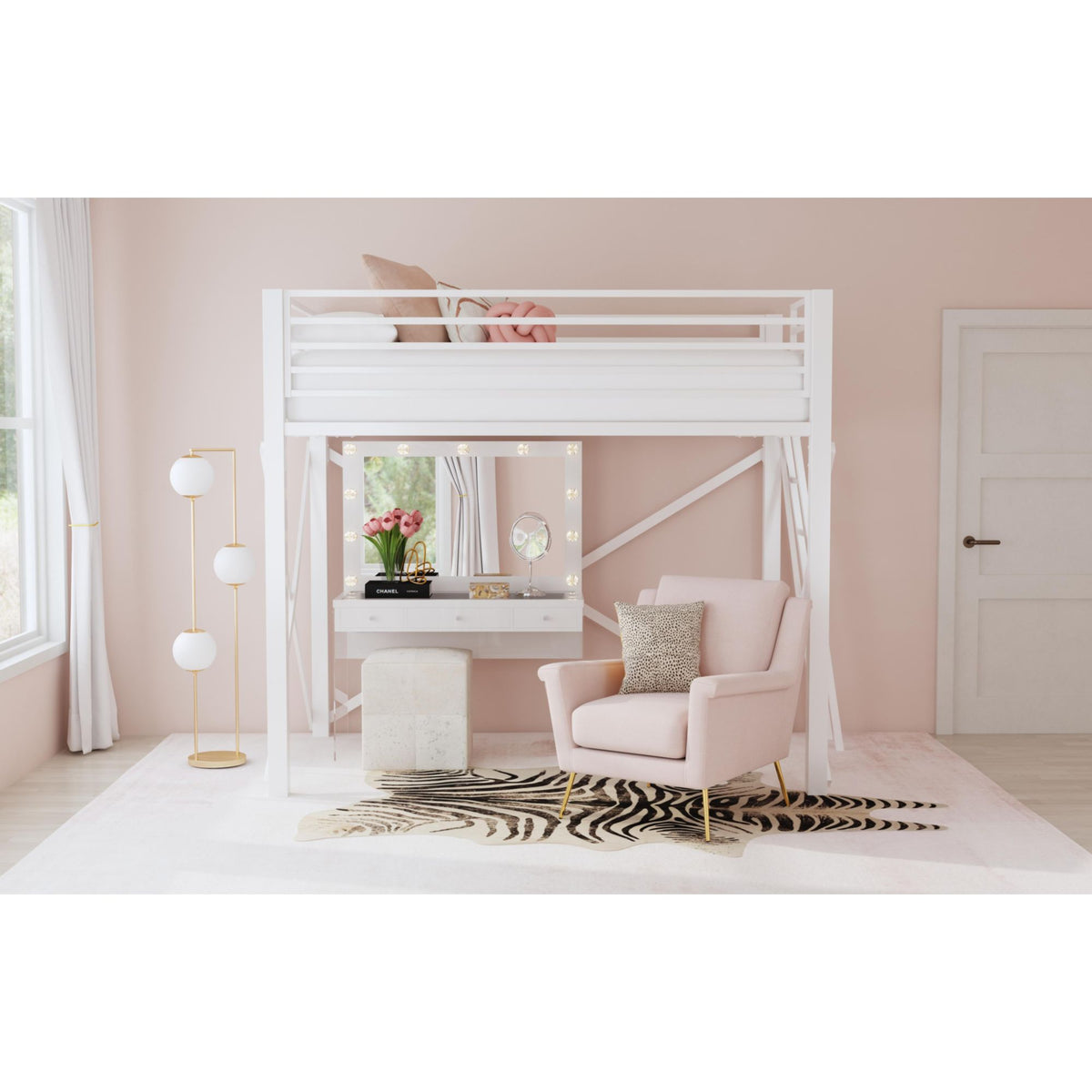 Talia Loft Bunk and Ladder - Jack’s Furniture and More (Laredo, TX)