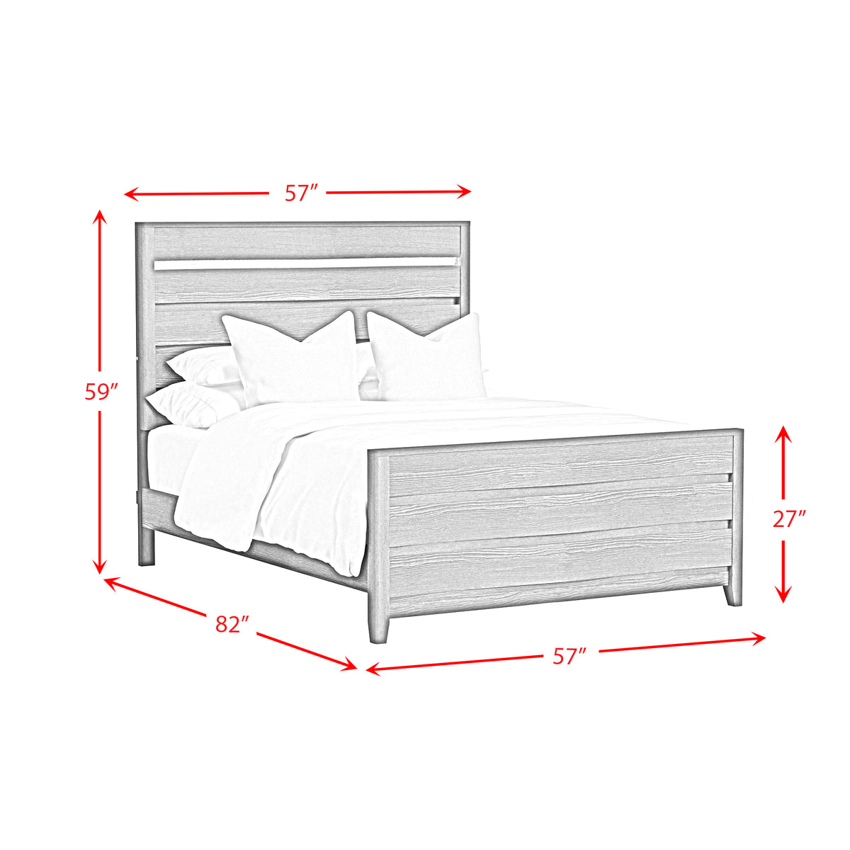 Tobias Bedroom Set with LED