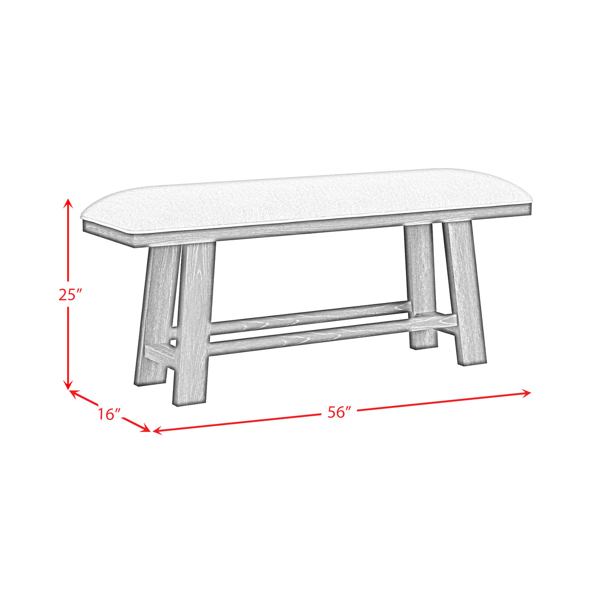 Transcend Counter Height Dining Set in Charcoal-Table and Four Chairs - Jack’s Furniture and More (Laredo, TX)