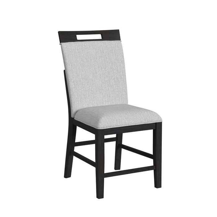 Transcend Counter Height Dining Set in Charcoal-Table and Four Chairs - Jack’s Furniture and More (Laredo, TX)