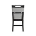 Transcend Counter Side Chair with Light Grey Fabric in Charcoal (2 Per Carton) - Jack’s Furniture and More (Laredo, TX)