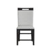 Transcend Counter Side Chair with Light Grey Fabric in Charcoal (2 Per Carton) - Jack’s Furniture and More (Laredo, TX)