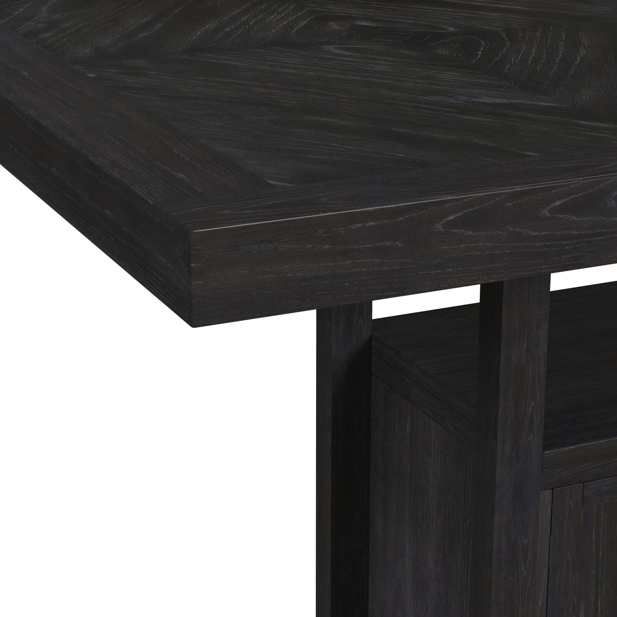 Transcend Counter Height Dining Set in Charcoal-Table and Four Chairs - Jack’s Furniture and More (Laredo, TX)